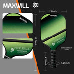 Load image into Gallery viewer, Maxwill PowerServe MPS4M Tournament Paddle | Carbon-Fiber Reinforced &amp; Cold-Pressed for Durability
