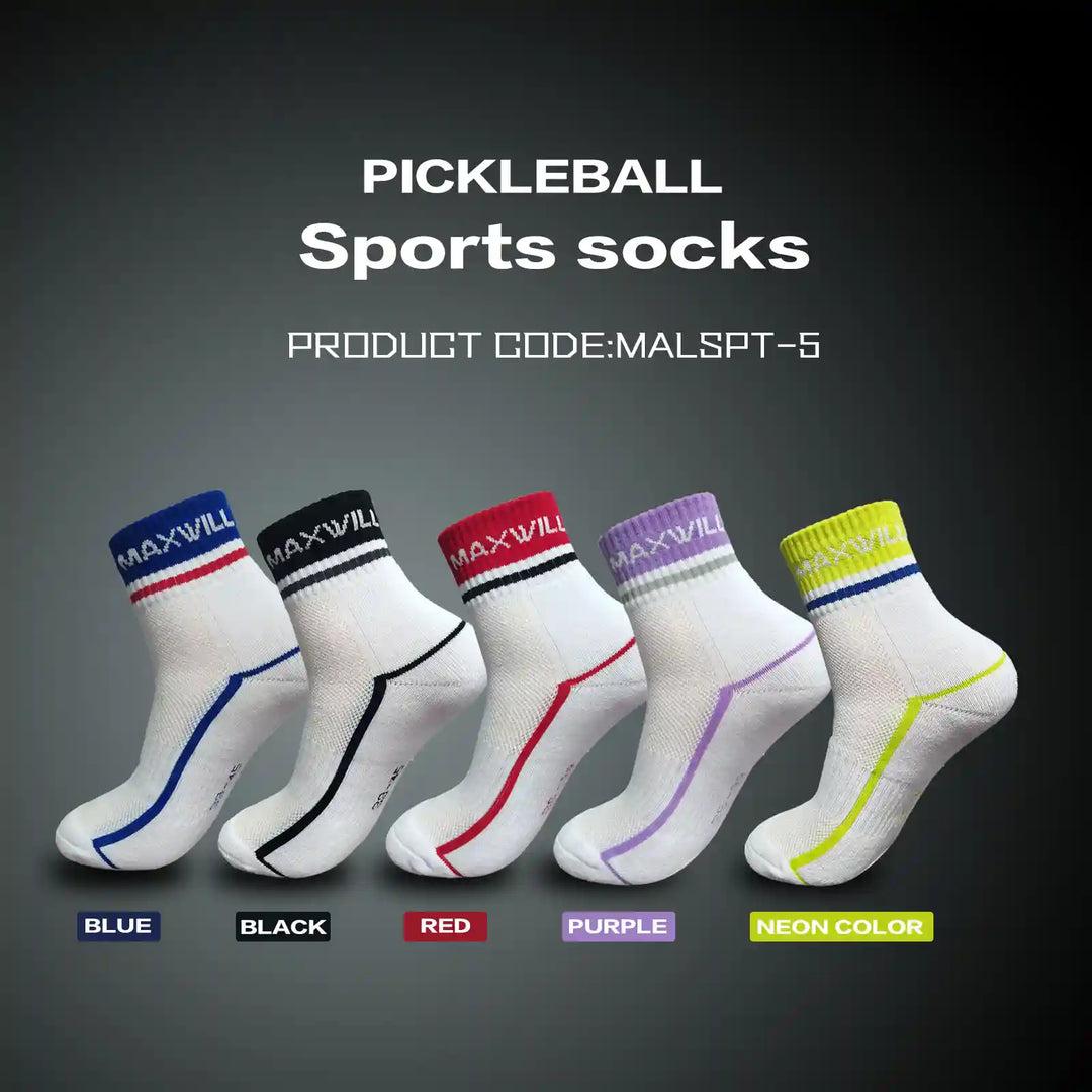 Maxwill High-Performance Cotton Socks – Breathable, Moisture-Wicking for Men or Women