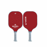 Load image into Gallery viewer, Maxwill Aurus X Pickleball Paddle - High Performance Paddle for Advanced Players | Lightweight 8.0oz, Fiberglass Surface, Honeycomb Core | Ergonomic Grip, Red (14mm)
