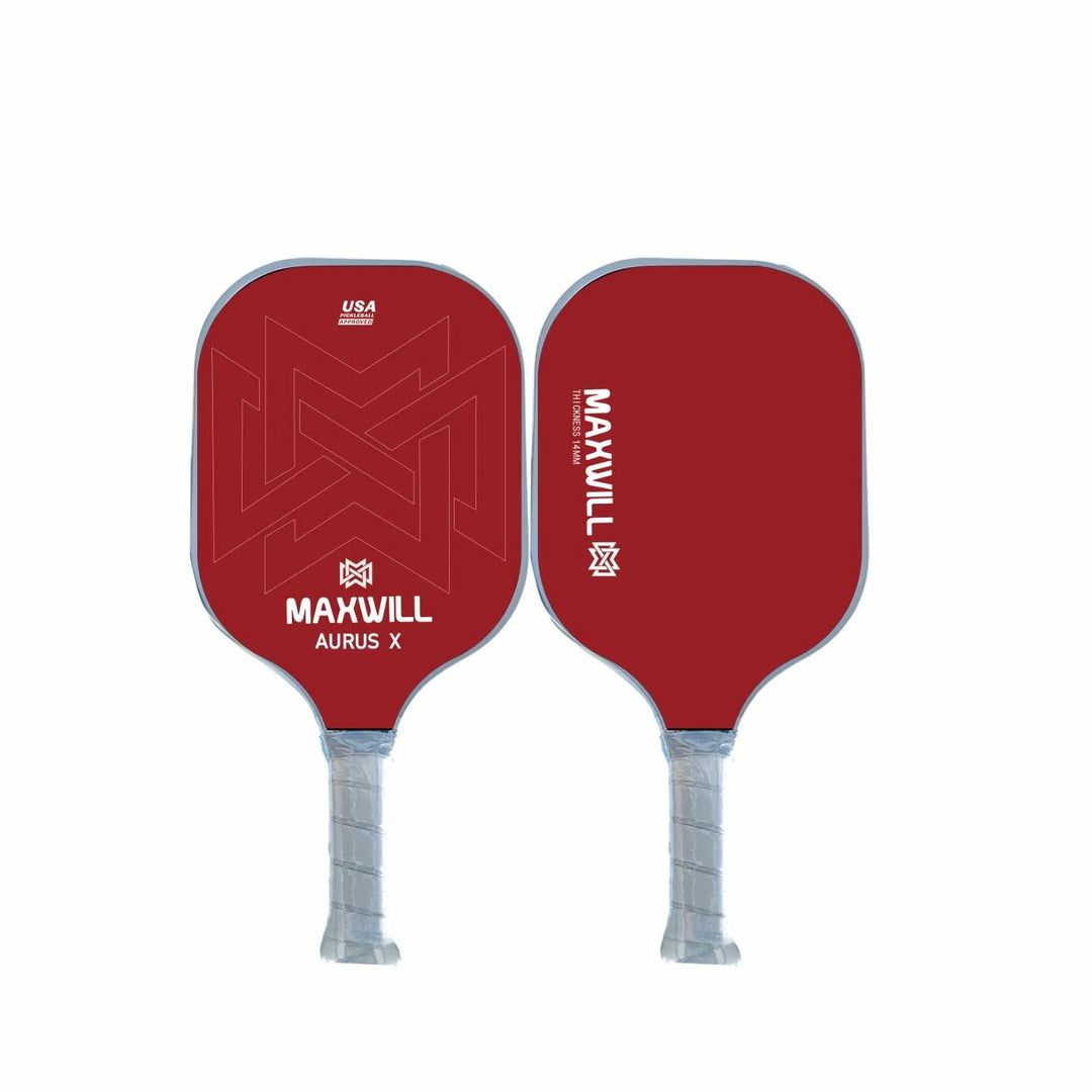 Maxwill Aurus X MARX1F Red Power Paddle | 14mm Core & Dual-Side Textured Surface