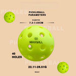 Load image into Gallery viewer, MAXWILL Yellow Pickleball Balls – USAPA Approved, 40-Hole Seamless Design, Tournament-Grade Performance
